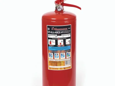 Порошковый огнетушитель «ОП-6» (з) (АВСЕ)