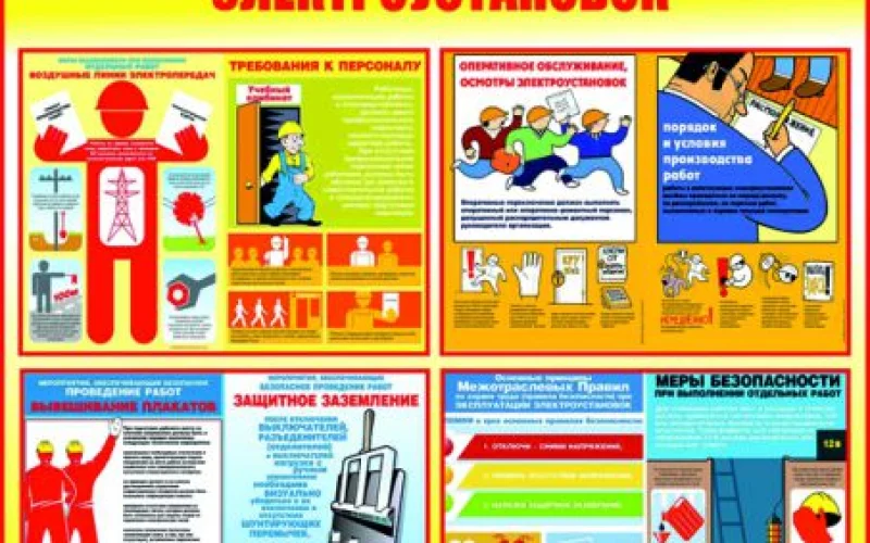 Стенд Безопасность при эксплуатации электроустановок - Фото 1