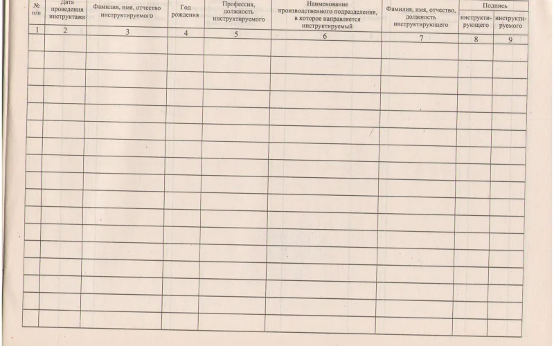Журнал регистрации вводного инструктажа - Фото 2